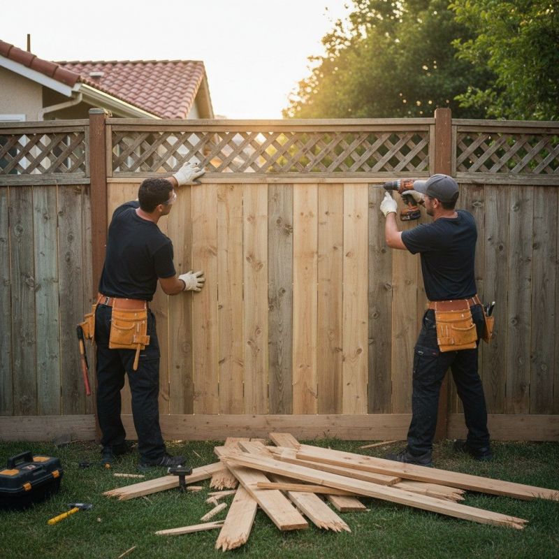 Residential Wood Fence Service