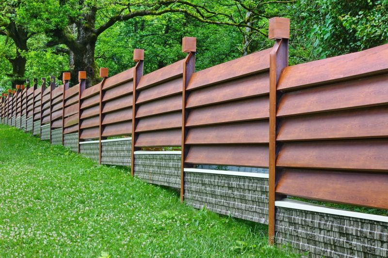 Natural Bamboo Panel Fence