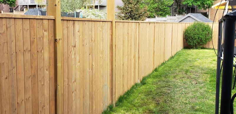Residential Wood Fence Service